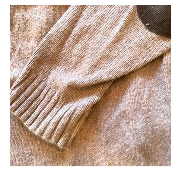 Gap Men's Knitted Pull Over Mock Neck Half Zip Up Sweater Brown M Medium - Picture 6 of 9